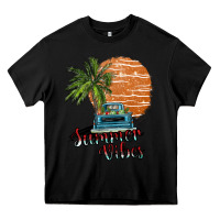 Black summer vibes Heavy Core Tee - SublimationCraftShop