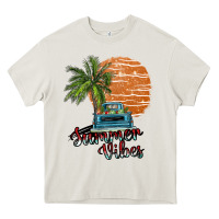 Cream summer vibes Heavy Core Tee - SublimationCraftShop