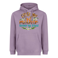 Lavender First My Mother Forever My Friend with Daisies Heavyweight Hoodie - texasbilliewilder