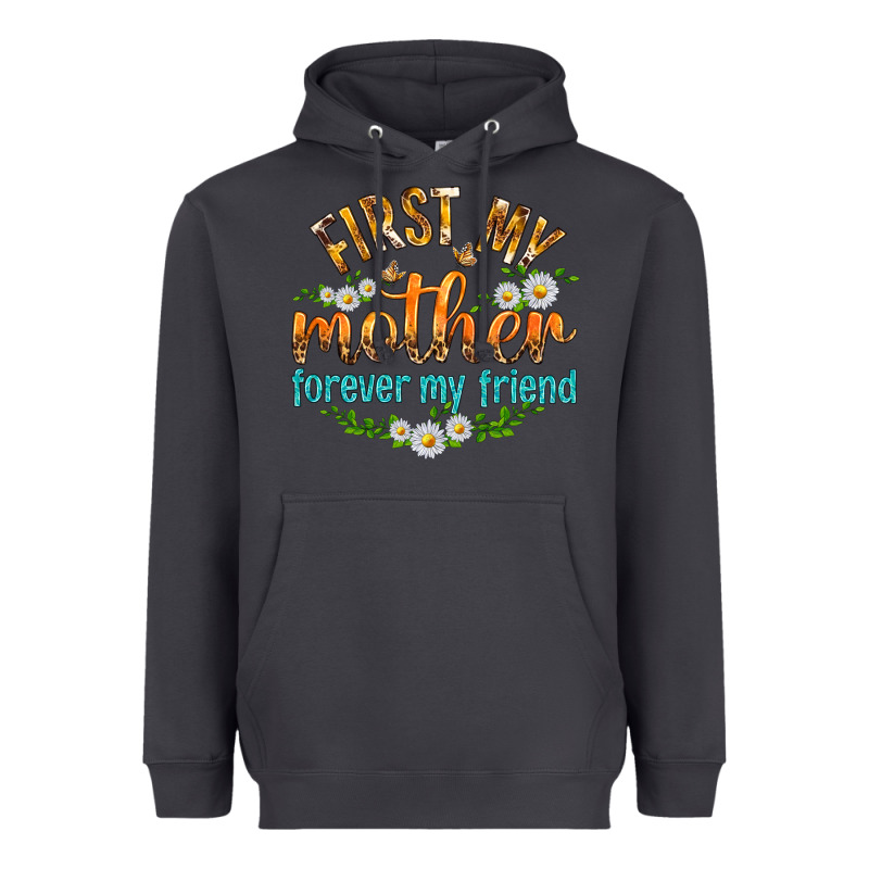 First My Mother Forever My Friend With Daisies Heavyweight Hoodie by texasbilliewilder | Teevron