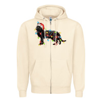 Sandshell christmas bombay cat Zipper Hoodie - LillyAllenDesigns