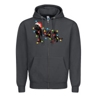 Smoke christmas bombay cat Zipper Hoodie - LillyAllenDesigns