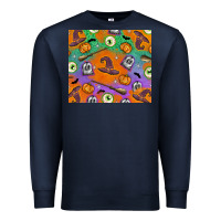Navy Halloween Premium Sweatshirt - texasbilliewilder