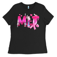 Medical Laboratory Technician Breast Cancer Ladies Tee | Teevron