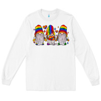 White pride gnome Long Sleeve Tee - JahusDesignShop