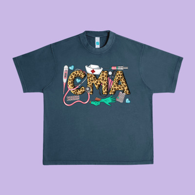 Western Certified Medical Assistant Urban Heavy Tee Designed By Lillyallendesigns