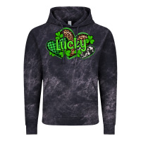 Cloud Black st patricks day lucky western hearts Vintage Hoodie - Artiststas