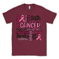 Burgundy cancer awareness Classic Tee - MaliasSmallBusiness