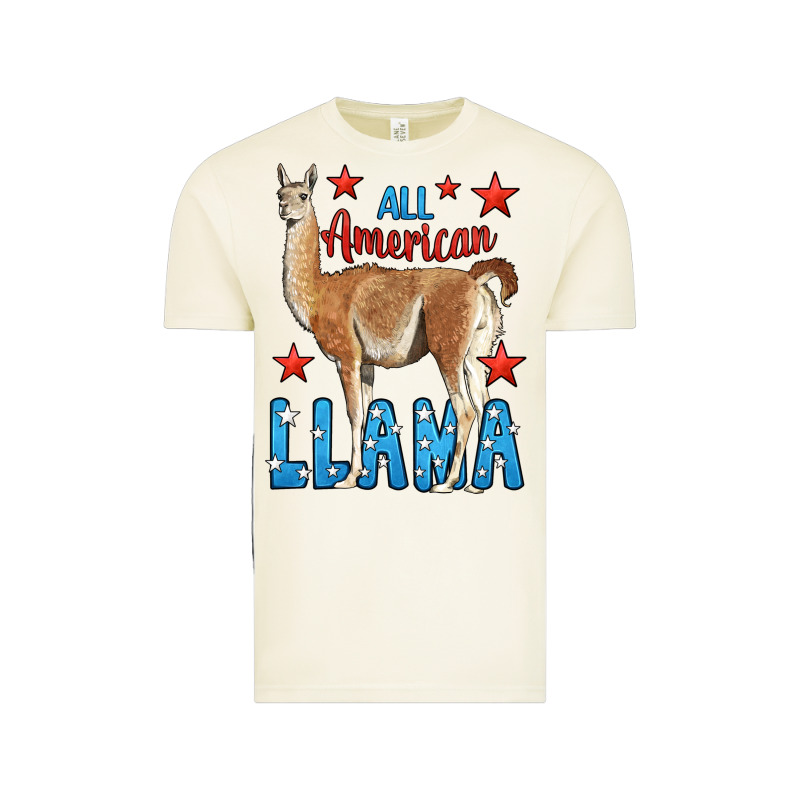 All American Llama Vintage Tee by LillyAllenDesigns | Teevron