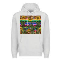 Dove Grey western desert with leopard and sunflowers tumbler tbs Premium Hoodie - TumblerDesignByShophia