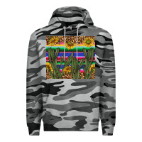 Slate Camo western desert with leopard and sunflowers tumbler tbs Premium Hoodie - TumblerDesignByShophia