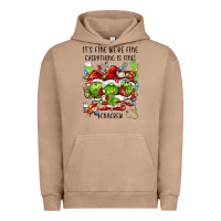 Pigment Burro its fine were fine everything is fine cnacrew Urban Hoodie - FaDigitalArtStudio