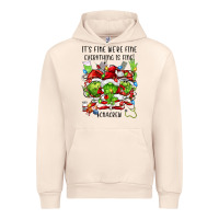 Sandshell its fine were fine everything is fine cnacrew Urban Hoodie - FaDigitalArtStudio