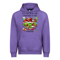 Tulip its fine were fine everything is fine cnacrew Urban Hoodie - FaDigitalArtStudio