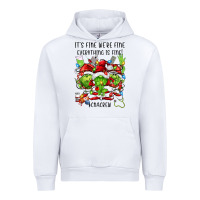 White its fine were fine everything is fine cnacrew Urban Hoodie - FaDigitalArtStudio