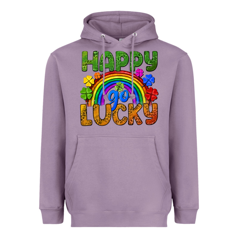 Happy Go Lucky Lgbtq+ Heavyweight Hoodie by NancyCooperArtShop | Teevron