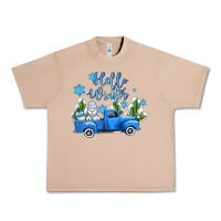 Burro hello winter with sniwman and  truck Urban Heavy Tee - AdoDesignShop