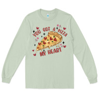 Matcha you got a pizza my heart Long Sleeve Tee - MaliasSmallBusiness