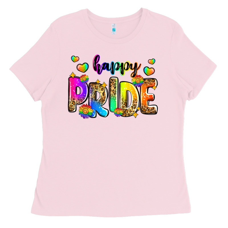 Happy Pride Ladies Tee by Zillion Design Studio | Teevron