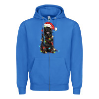 True Royal christmas newfoundland dog Zipper Hoodie - LillyAllenDesigns
