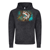 Vintage Black indian headress sunflower leopard Vintage Hoodie - AdoDesignShop