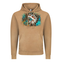 Vintage Camel indian headress sunflower leopard Vintage Hoodie - AdoDesignShop