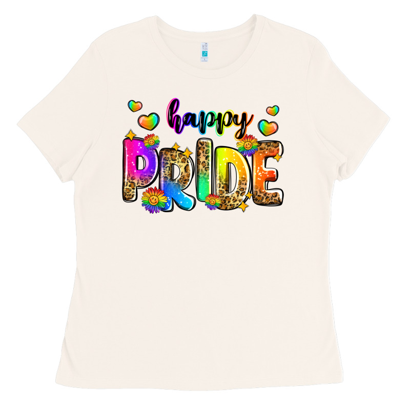 Happy Pride Ladies Tee by Zillion Design Studio | Teevron