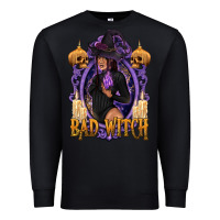 Black Bad Witch Black Woman Premium Sweatshirt - texasbilliewilder