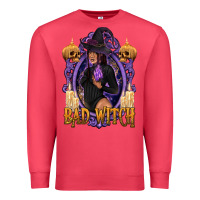 Cardinal Bad Witch Black Woman Premium Sweatshirt - texasbilliewilder