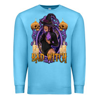 Ocean Blue Bad Witch Black Woman Premium Sweatshirt - texasbilliewilder