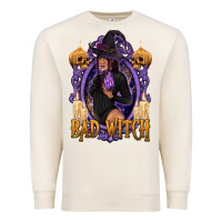 Sandshell Bad Witch Black Woman Premium Sweatshirt - texasbilliewilder