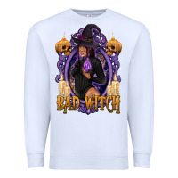 White Bad Witch Black Woman Premium Sweatshirt - texasbilliewilder