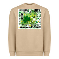 Mushroom st patricks day Heavyweight Sweatshirt - MaliasSmallBusiness