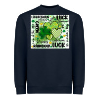 Navy st patricks day Heavyweight Sweatshirt - MaliasSmallBusiness