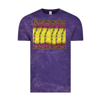 Cloud Purple mardi gras bead leopard Vintage Tee - BarkalooDesign