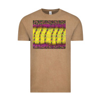 Vintage Coffee mardi gras bead leopard Vintage Tee - BarkalooDesign