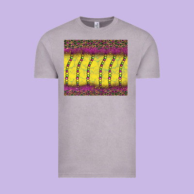 Mardi Gras Bead Leopard Vintage Tee Designed By Barkaloodesign