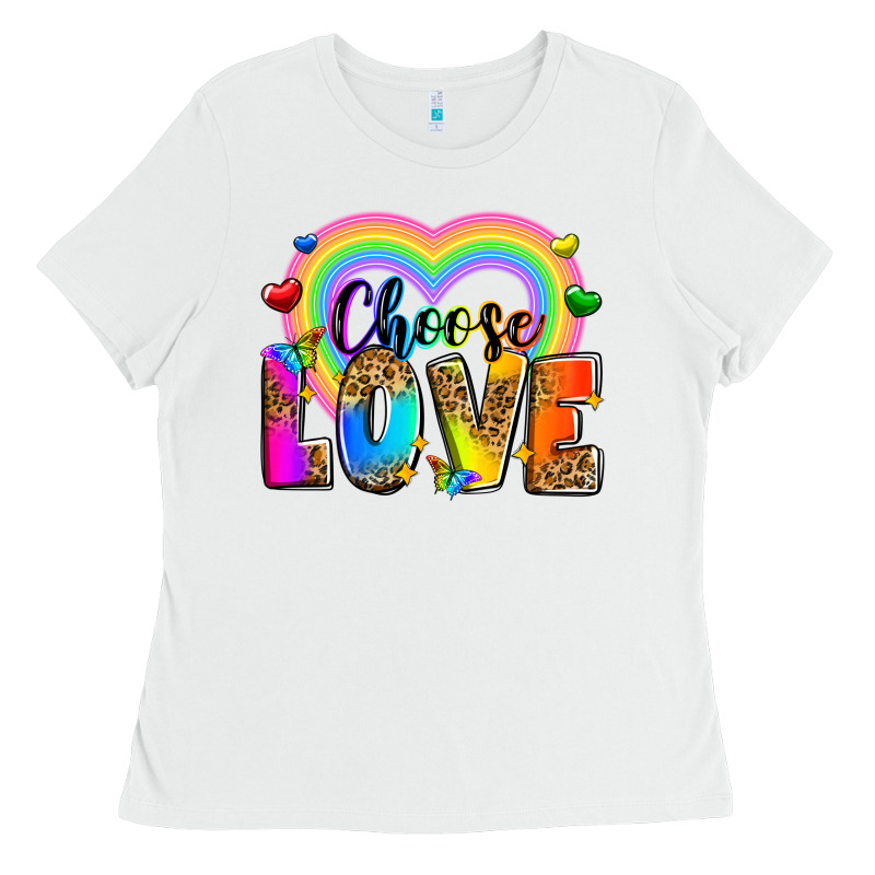Choose Love Ladies Tee by Zillion Design Studio | Teevron