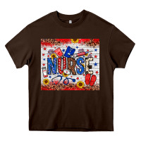 Chocolate Brown American Nurse 20oz tumbler Heavy Core Tee - Neo Western