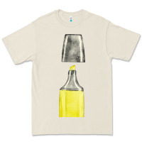 Bone yellow highlighter pen fa element Premium Tee - FaDigitalArtStudio