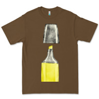 Cacao yellow highlighter pen fa element Premium Tee - FaDigitalArtStudio