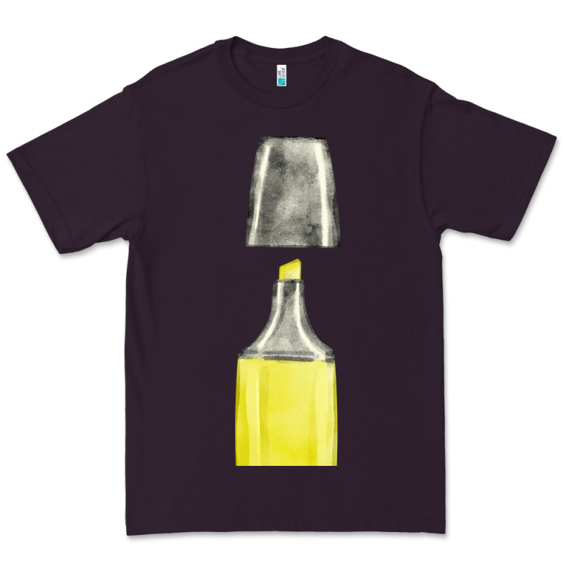 Yellow Highlighter Pen Fa Element Premium Tee by FaDigitalArtStudio | Teevron