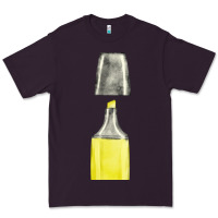 Plum yellow highlighter pen fa element Premium Tee - FaDigitalArtStudio