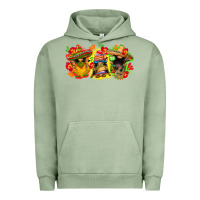 Pigment Oil Green Cinco de mayo gnomies Urban Hoodie - FaDigitalArtStudio