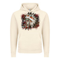 Vintage Artic İndian Headress Cowhide Vintage Hoodie - AdoDesignShop