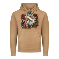 Vintage Camel İndian Headress Cowhide Vintage Hoodie - AdoDesignShop