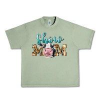 Oil Green Western Show Mom Holstein Urban Heavy Tee - LillyAllenDesigns
