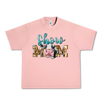 Salmon Western Show Mom Holstein Urban Heavy Tee - LillyAllenDesigns