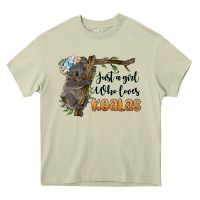 Mossy just a girl who loves koalas Heavy Core Tee - BarkalooDesign