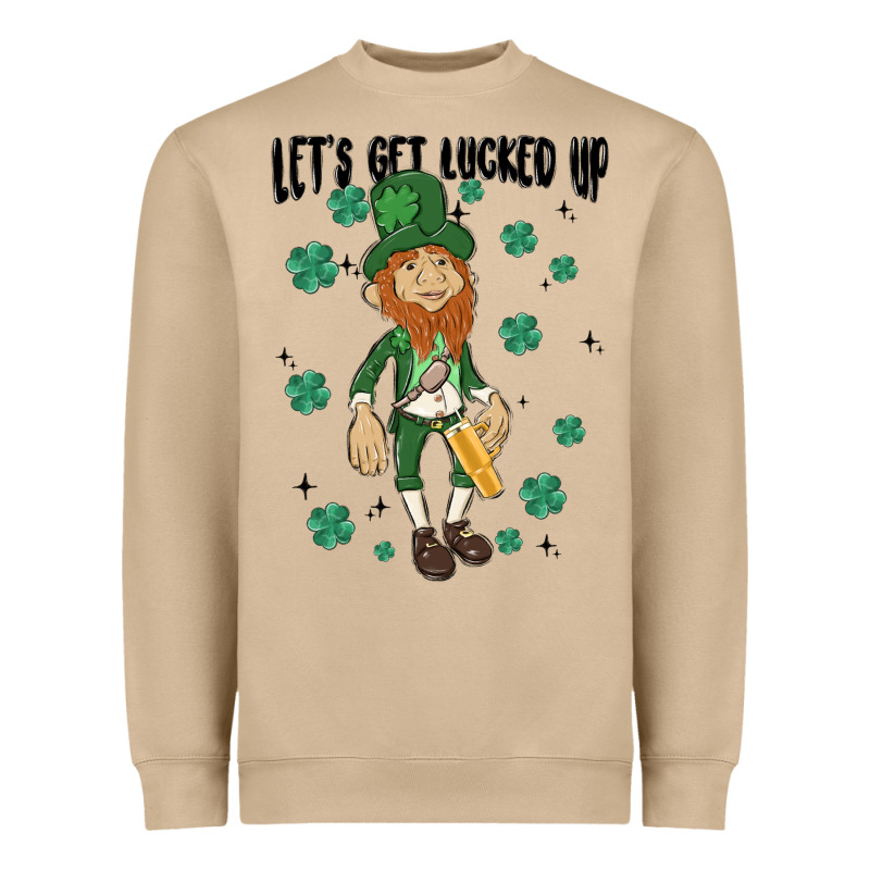 Let's Get Lucked Up Heavyweight Sweatshirt by MaliasSmallBusiness | Teevron